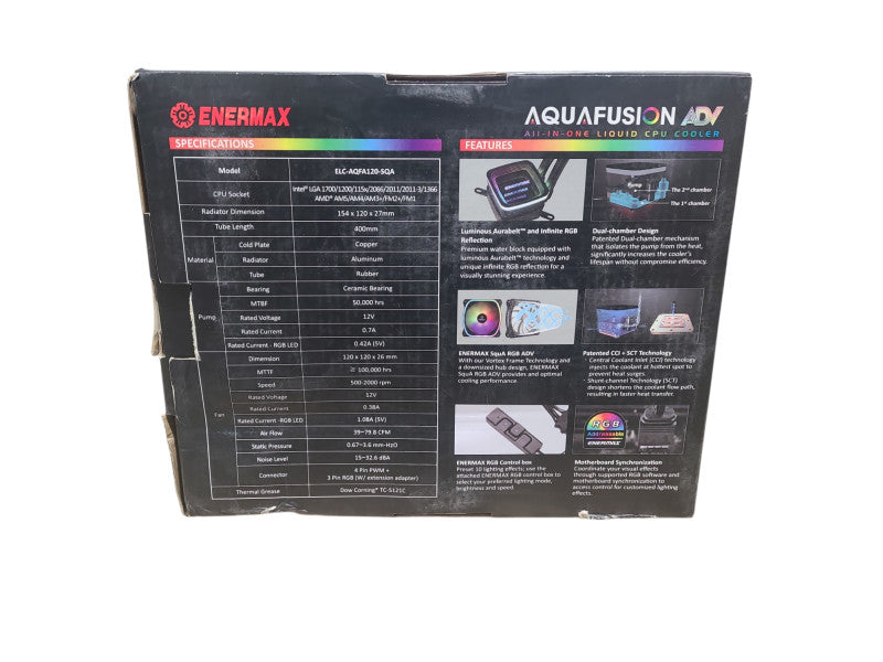 Enermax Aquafusion ADV All-in-One Liquid CPU Cooler