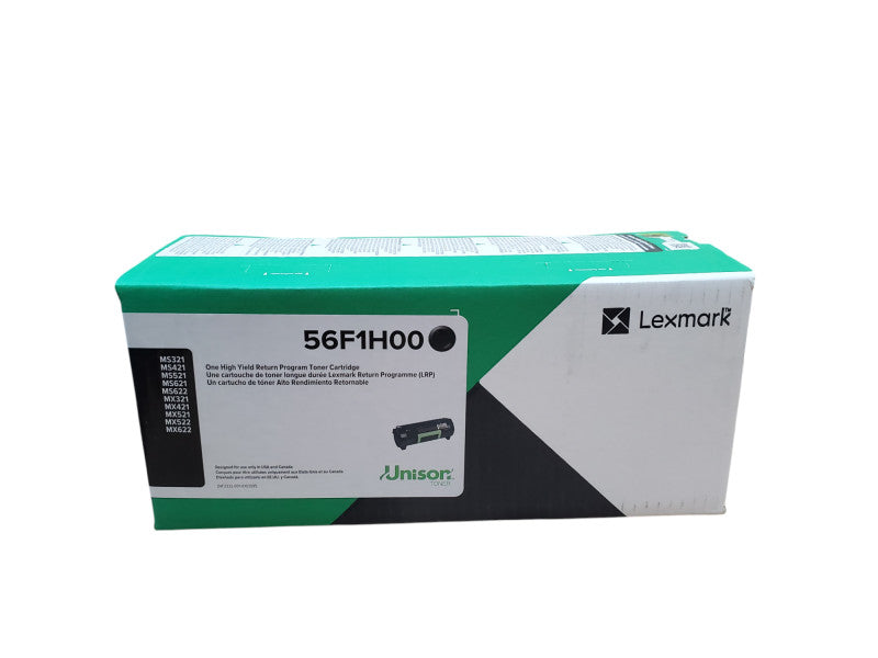 Lexmark 56F1H00 High Yield Black Toner Cartridge - New