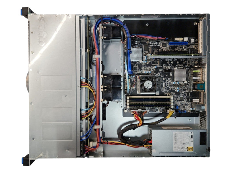 Datto S3P4000 1U 4x3.5", Xeon D-1541 2.10GHz, 48GB DDR4, 2x 250GB SSD