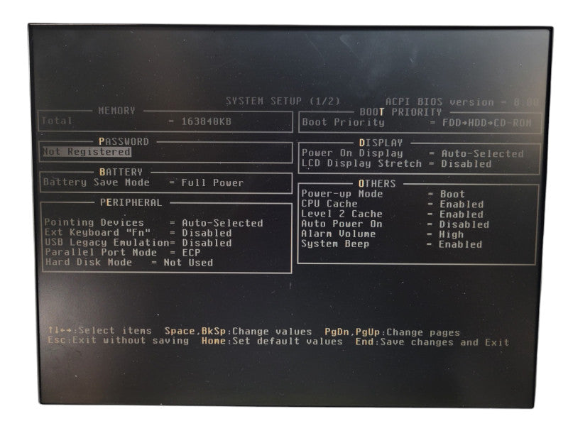 Toshiba Satellite 330CDT Intel Pentium 16MB RAM NO HDD % BudLap
