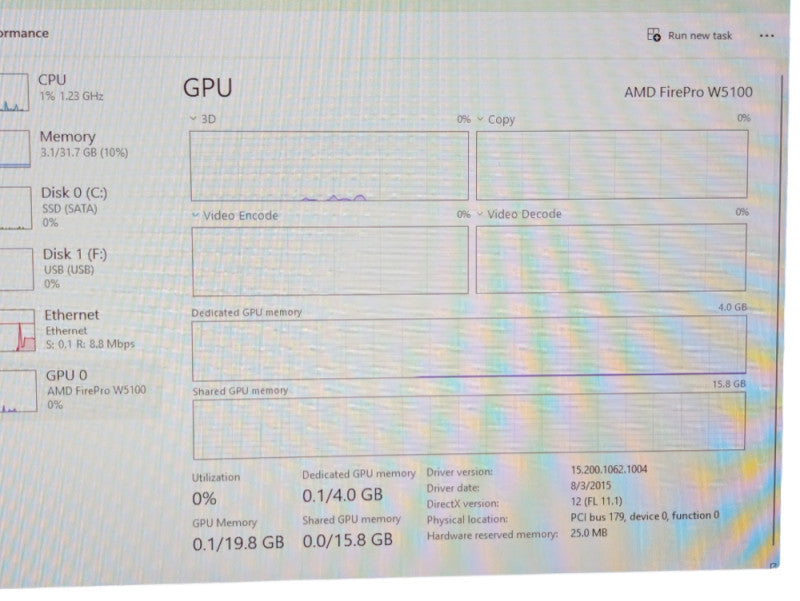 DELL Precision 5820 Intel Xeon W-2133 32GB RAM 240GB SSD AMD FirePro W5100 -