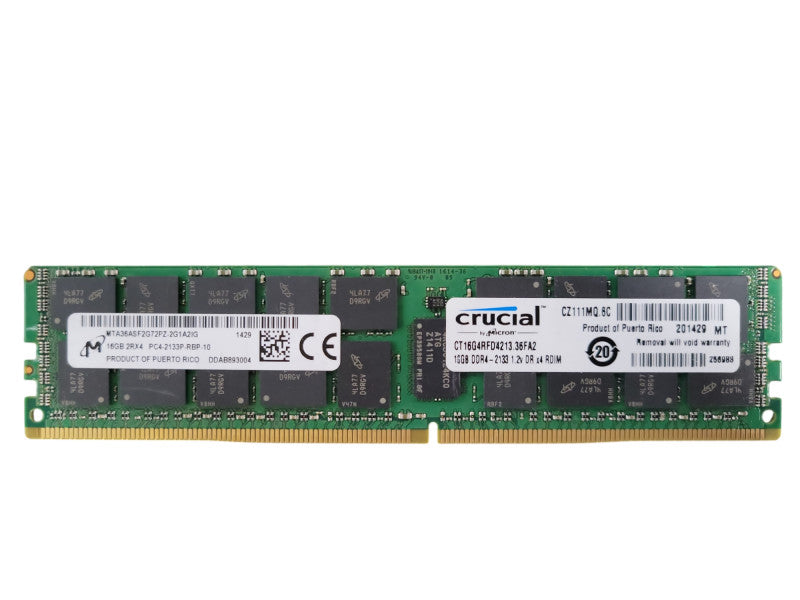 Micron 16GB 2RX4 PC4-2133P-RBP-10 Server Ram  Q!