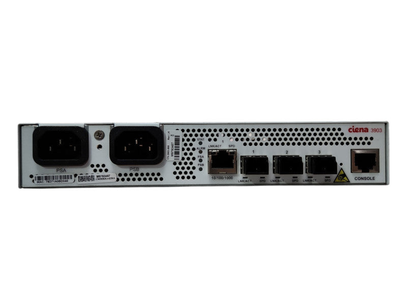 Ciena 3903 Ethernet Service Delivery Switch 170-3903-900, Factory Reset