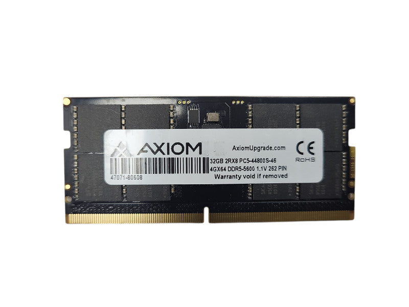 Axiom 32GB 2Rx8 PC5-44800S Laptop RAM SODIMM $