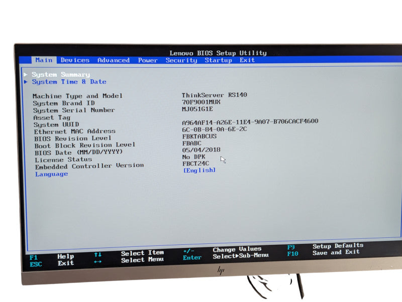 Lenovo RS140 1U small rack low power server Intel Core i3-4150 16GB RAM  -