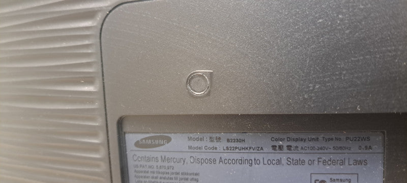 Samsung SyncMaster B2230HD 22" FullHD 1080p HD LCD Monitor