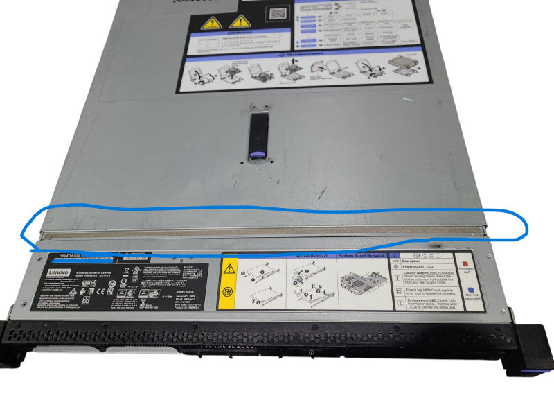 Lenovo x3550 M5 1U - 2x Xeon E5-2620 v4, 64GB DDR4, M5210, *NO FANS*
