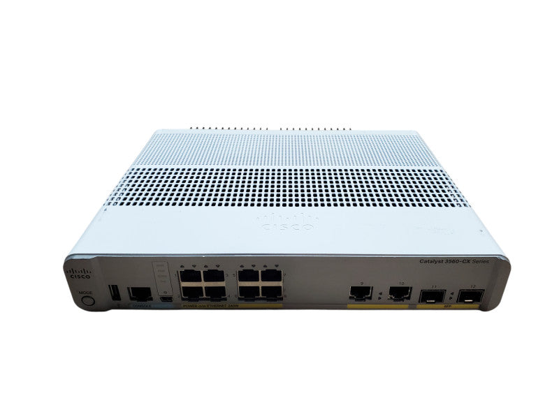 Cisco WS-C3560CX-8PC-S V03 | 8-Port Gigabit PoE+ 240W Silent Switch 2x SFP