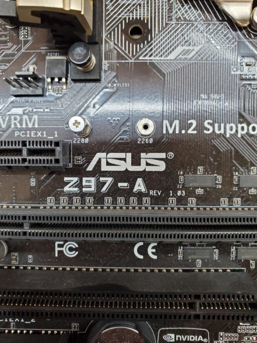 ASUS Z97-A Motherboard Core i7-4790 16GB DDR3 - No I/O Shield/Cooler