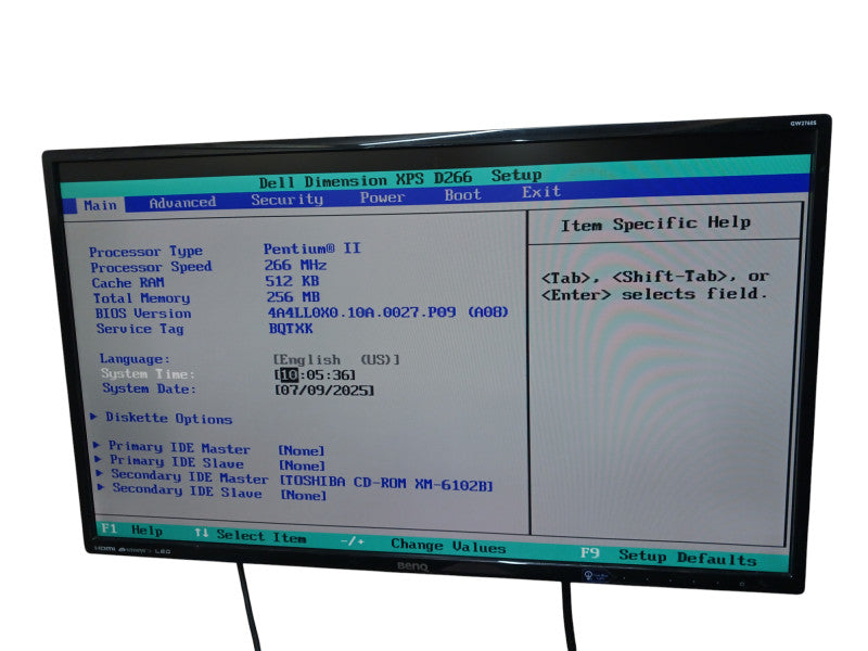 Vintage Dell Dimension XPS D266 256MB RAM STB Velocity Riva 128 AGP Desktop