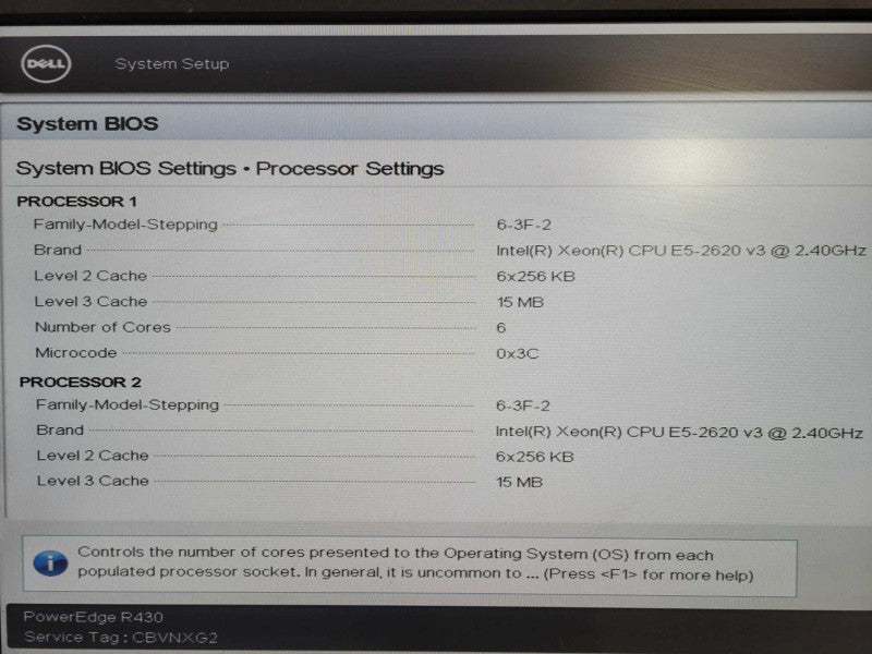 Dell PE R430 1U 8x2.5", 2x Xeon E5-2620 v3 @ 2.40GHz, 128GB DDR4 H730Mini !