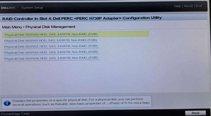 Dell PowerEdge T440 | Xeon Bronze 3104, 32GB DDR4, 5x 4TB HDD, H730P RAID
