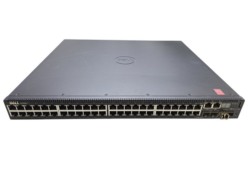 Dell N3048P | 48-Port Gigabit PoE+, 2x 10G SFP+ Managed Switch | 2x 1100W
