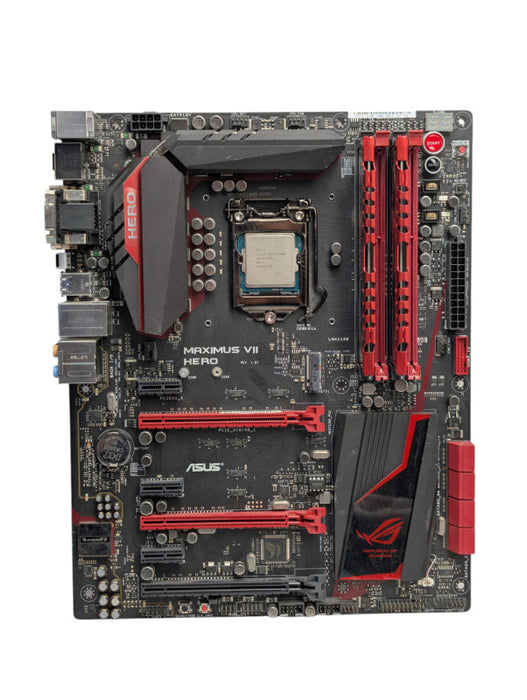 ASUS MAXIMUS VII HERO Motherboard Intel Core i5-4690K 16GB RAM PLEASE READ  -