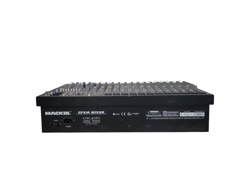 Mackie CFX16 Mixer 16 Channel Compact Integrated LIVE Sound Mixer, READ _