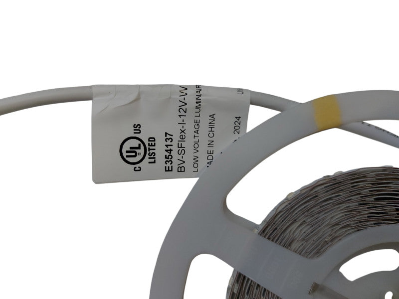 White(6500K+) LED Strip Lights 5m (60leds/m) - 12VDC, 6W/M Q