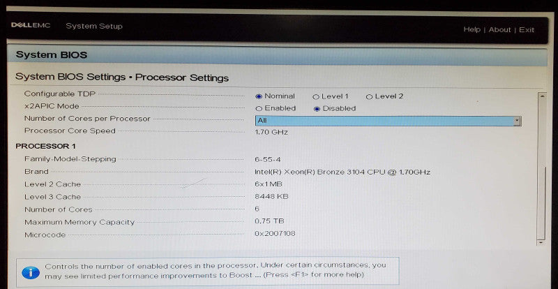 Dell PowerEdge T440 1x Xeon Bronze 3104 32GB DDR4 - No RAID/HDD