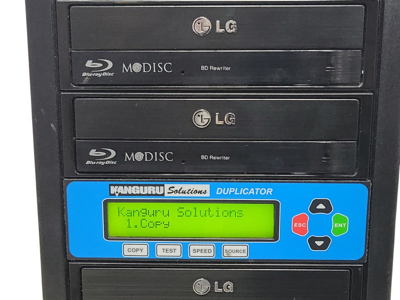 Kanguru Solutions 5 Bay Blu-Ray BD Rewriter Duplicator (5x LG BD rewriter) _