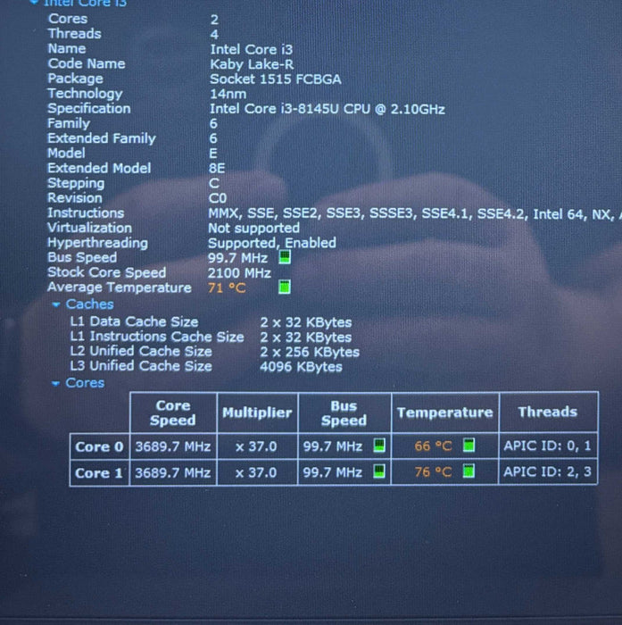 Dell Latitude 3310 2-in-1 TOUCH Core i3-8145U@2.1GHz 16GB RAM 256GB SSD  Lap200