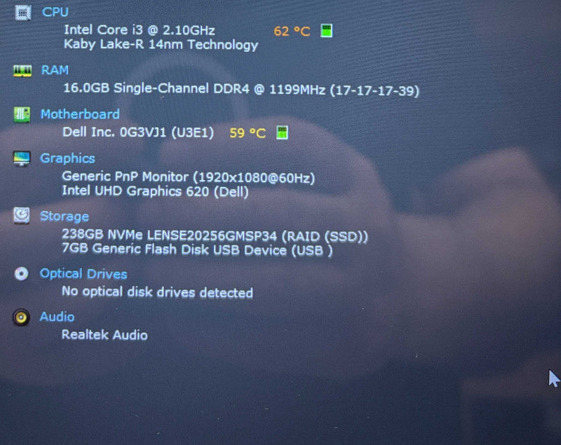 Dell Latitude 3310 2-in-1 TOUCH Core i3-8145U@2.1GHz 16GB RAM 256GB SSD  Lap200
