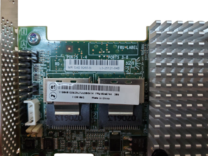 LSI MegaRAID MR SAS 9260-8i 6GB/s SAS RAID Controller L3-25121-84B