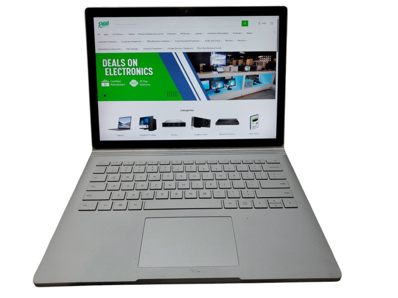 Microsoft Surface Book 2 13.5"|  i7-8650U 1.9GHz 256GB SSD 8GB Ram GTX1050   Lap200