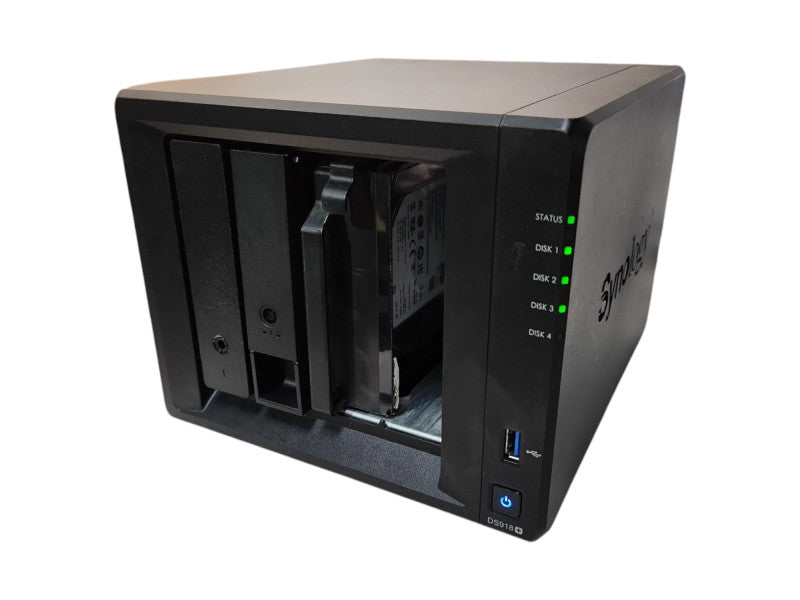 Synology DiskStation DS918+ 4-Bay NAS, 8GB DDR3, 2x2TB &1x 3TB HDDs