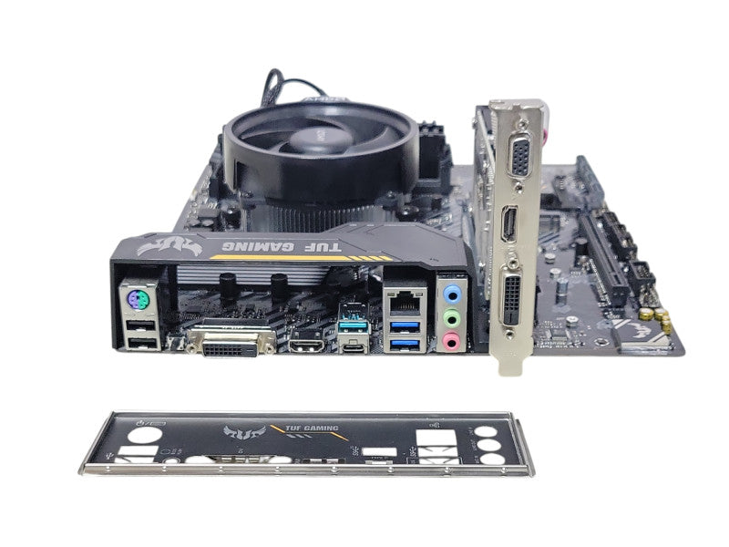 Asus TUF GAMING B450M-PLUS II board w/ Ryzen 5 3600, 16GB DDR4, GT710 GPU _