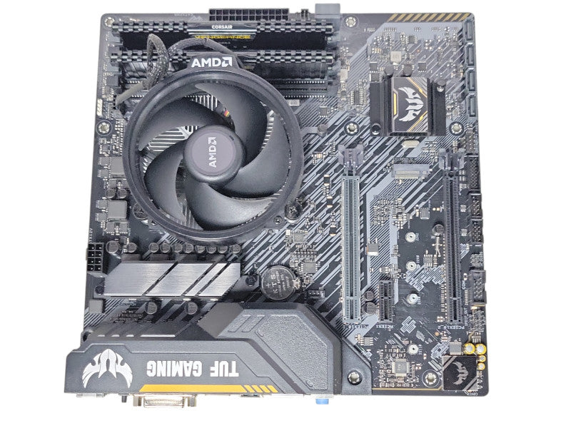 Asus TUF GAMING B450M-PLUS II board w/ Ryzen 5 3600, 16GB DDR4, GT710 GPU _