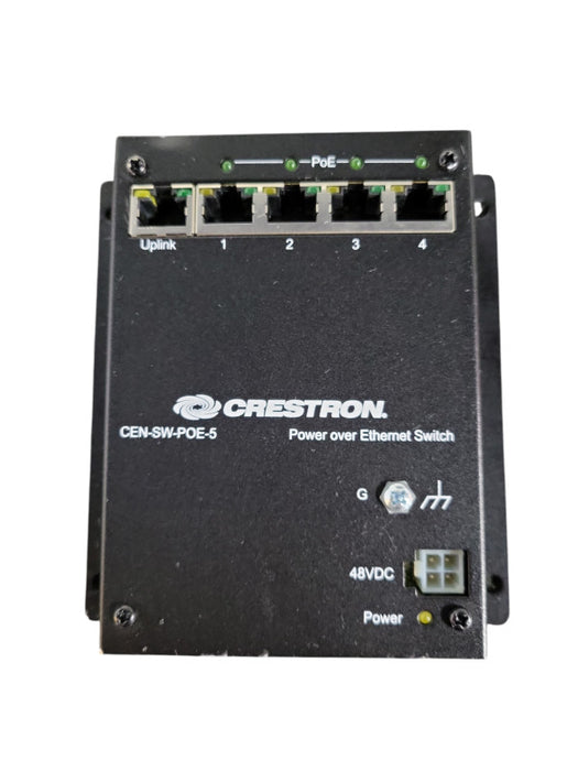 Crestron CEN-SW-POE-5 Power Over Ethernet Switch Networking Router !