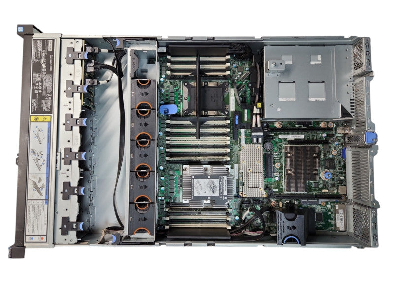 Lenovo SR650 2U 8x2.5", Xeon Silver 4116, 64GB DDR4, 4x1TB SAS, RAID 930-8i