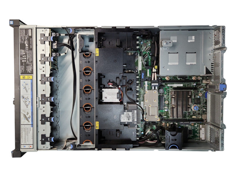 Lenovo SR650 2U 8x2.5", Xeon Silver 4116, 64GB DDR4, 4x1TB SAS, RAID 930-8i