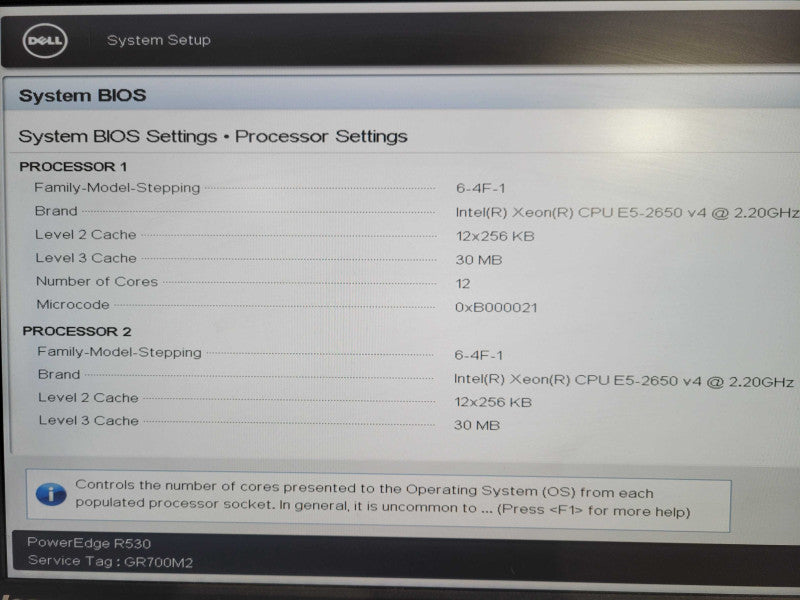Dell PowerEdge R530 2U 8x3.5", 2x Xeon E5-2650v4, 32GB DDR4, H730P Mini !