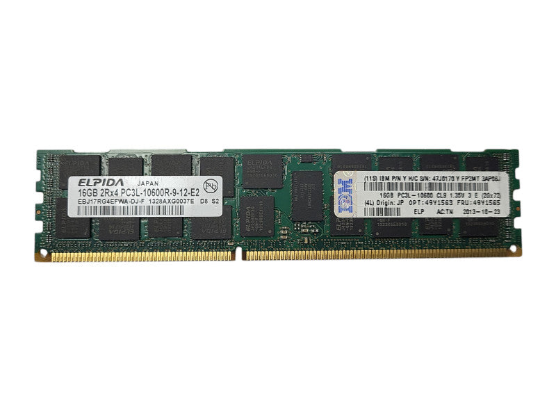 Assorted brands 16GB PC3L-10600R Server Memory Q$