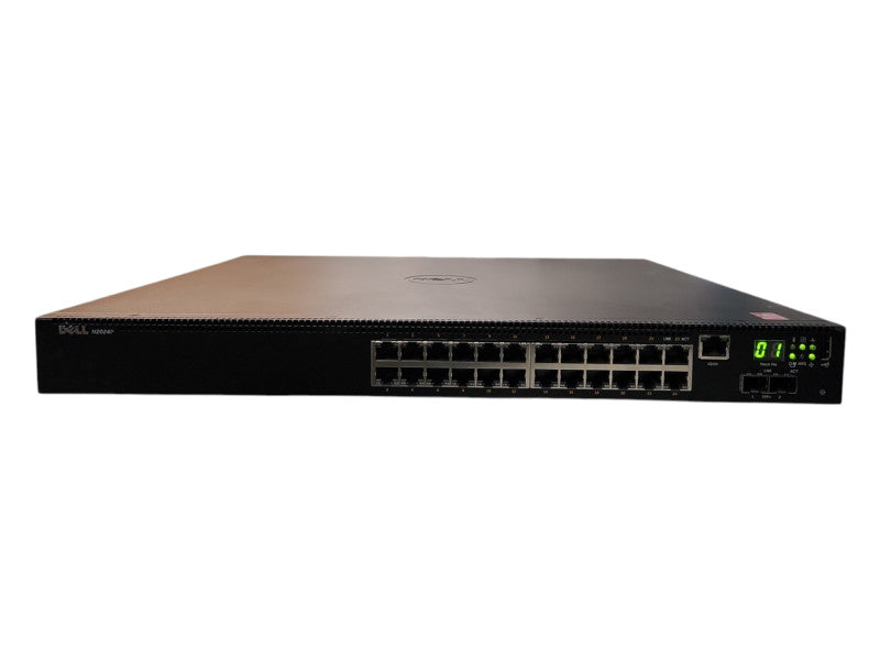 Dell N2024P, 24-Port Gigabit PoE+ Managed Switch w/ 2x 10G SFP+