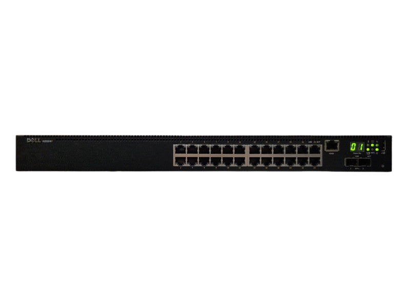 Dell N2024P, 24-Port Gigabit PoE+ Managed Switch w/ 2x 10G SFP+