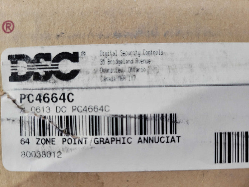 Open-Box DSC MAXSYS PC4664C 64 Zone Point / Graphic Annuciat _