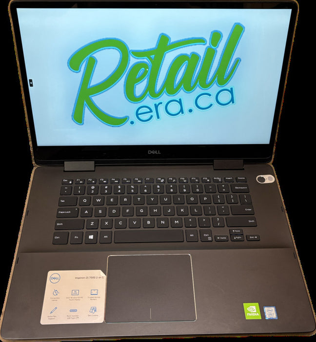 Dell Inspiron 7586 2in1 4K TOUCH i7-8565U GeForce MX150 GPU 16GB RAM 256SSD Q Lap200
