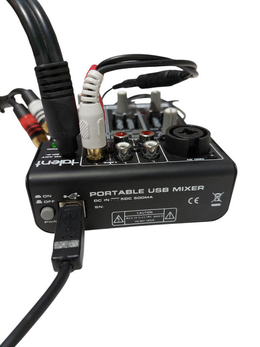 Talent Mini Mix-R Portable USB Mixer =