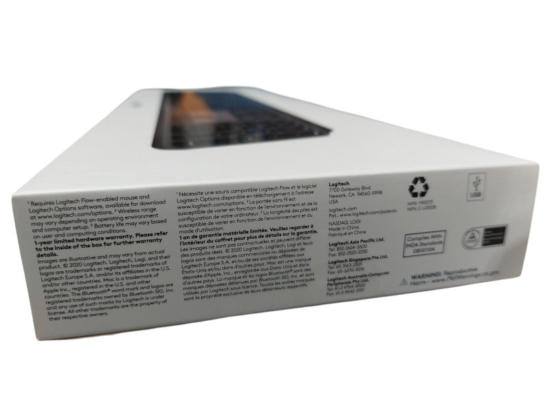 Logitech Bluetooth MX Keys for Mac Advanced Wireless Illuminated Backlight Q=