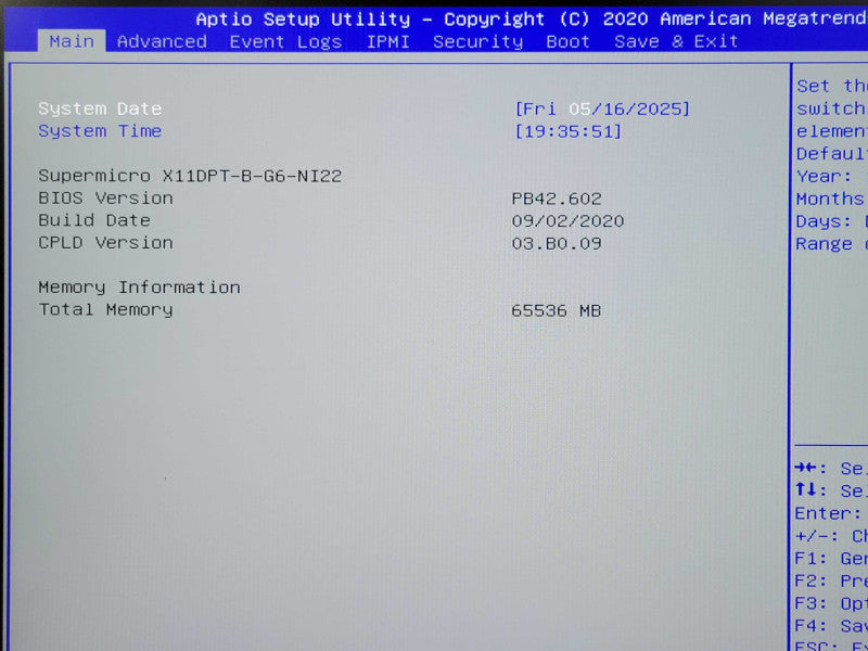 Nutanix NX-3060-G6 2U 3-Node Server w/ 6x Xeon Gold 6138, 192GB DDR4 2x PSU _