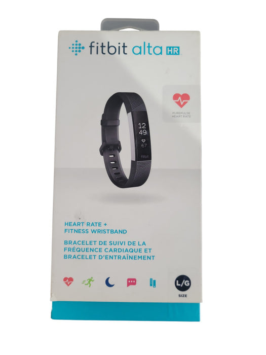 Fitbit Alta HR Fitness Activity Tracker Heart Rate Monitor Large !