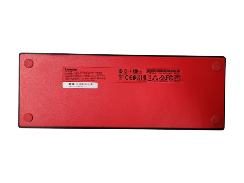 Lenovo DK1841 40AN ThinkPad Thunderbolt 3 Dock Gen2 w/ 135W Adapter