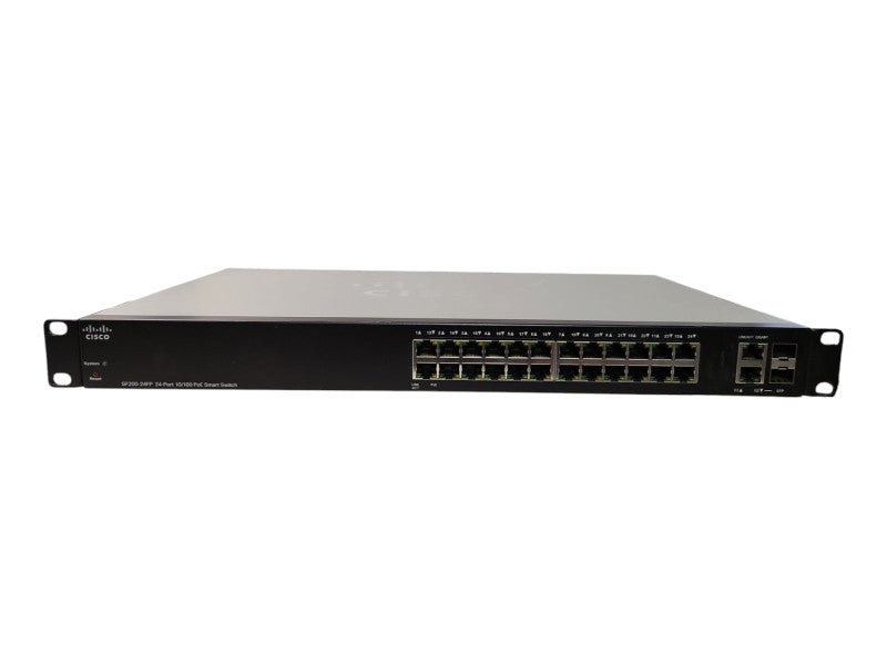 CISCO SF200-24FP V05, 24-Ports 10/100 Smart PoE+ Switch