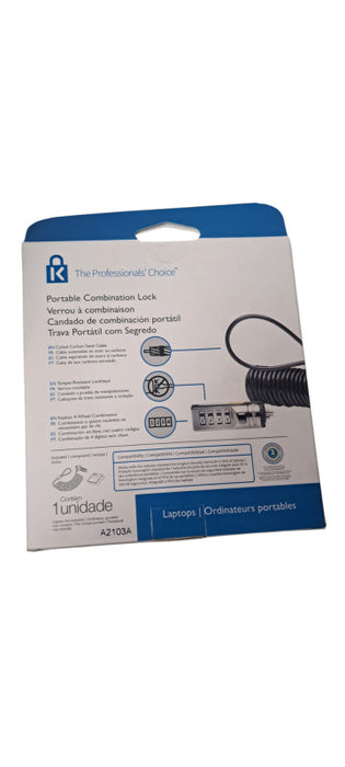Kensington K64670AM Portable Combination Laptop Lock  Q