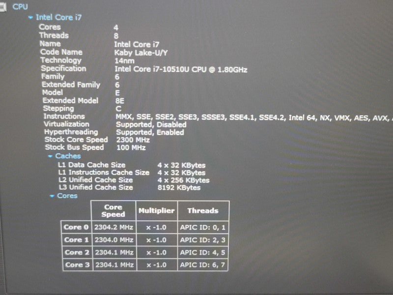 ASUS ZENBOOK 14 UX434F i7-10510U 16GB RAM MX250 256GB M.2 SSD READ β Lap200
