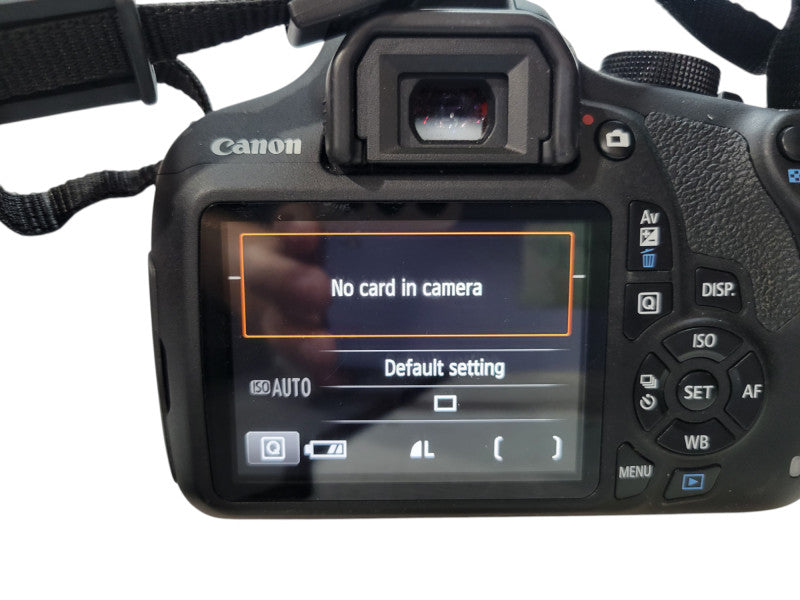 Canon EOS Rebel T5  DSLR w/ EF-S 18-55mm Zoom Lens + Battery %