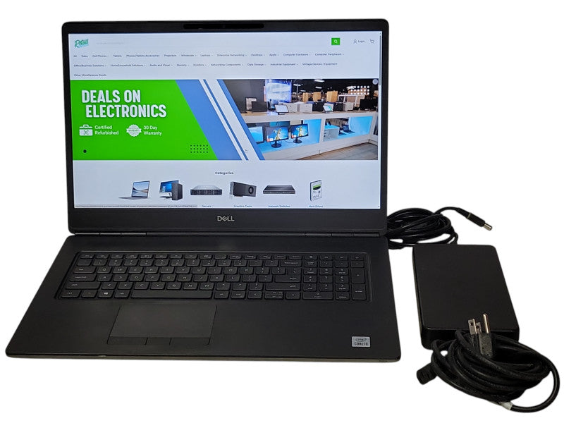 Dell Precision 7750 I9-10885H 64GB DDR4 2x 500GB nVME Quadro RTX 4000, SEE _ Lap200