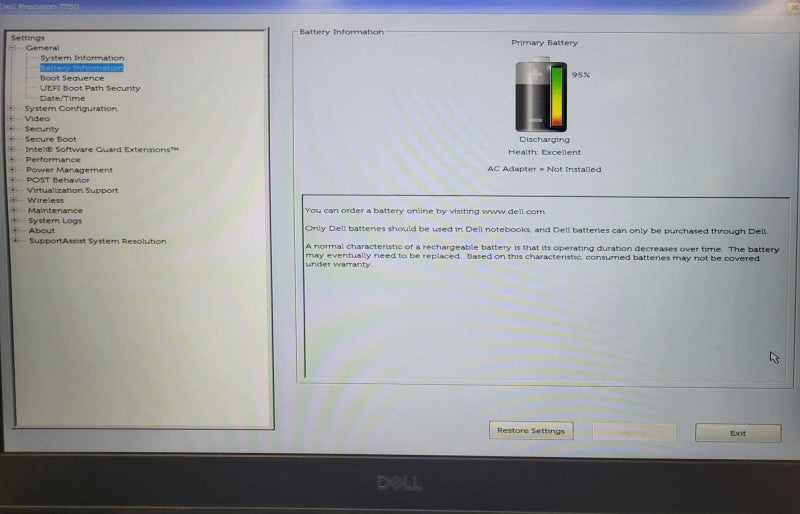 Dell Precision 7750 I9-10885H 64GB DDR4 2x 500GB nVME Quadro RTX 4000, SEE _ Lap200