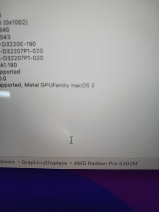 Apple MacBook Pro 2019 16" 500GB Intel i7-9750H 2.60 GHz 32GB READ A2141